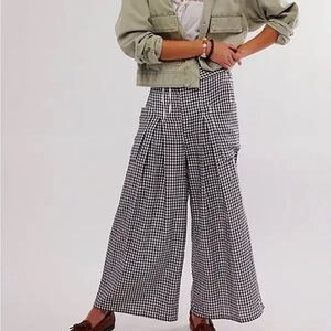 Free People East Side Trousers Women's XL Boho Hippie Festival Coastal Picnic